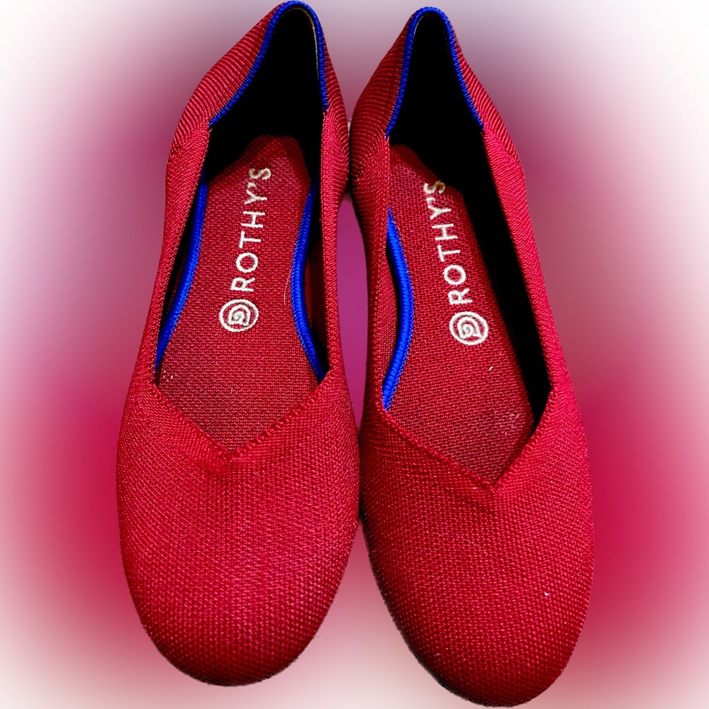 Rothy’s size 9 scooter red.